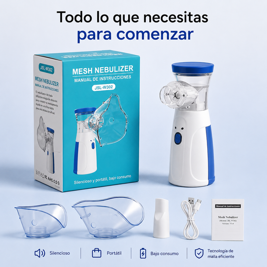 Nebulizador- Alivia la Congestión Nasal Desde Casa en 10 Minutos